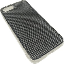 Iphone 7 Plus 8 Plus Kristal Tasli Telefon Kilifi Siyah