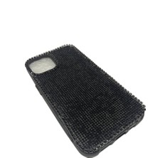 Iphone 12 Uyumlu Kristal Tasli Telefon Kilifi Siyah Sy2