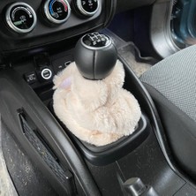 Yumusak Pelus Vites Korugu Vites Susu Bej