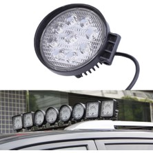 LED Projektor Calisma Sis Lambasi Yuvarlak 9 Ledli 27 12 24V