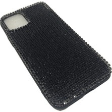 Iphone 11 Uyumlu Pro Kristal Tasli Telefon Kilifi Siyah