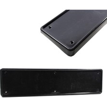 Plastik On Tampon Plaka Altligi Egimli Era Plakalik Siyah