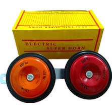 Super Horn Didit Korna Ince Kalin Cift Fisli 12V 85 mm