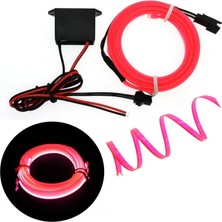 Fitilli Ip Neon LED Torpido Seridi 1 Metre Pembe