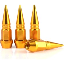 Aluminyum Sivri Sibop Kapagi Gold 4 Lu 45MM