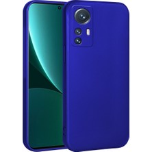 Xiaomi Xiaomi 12 Lite Kılıf Vlmr Premier Silikon Kapak-Saks Mavi