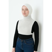 Mirach Tam Kapalı Dik Yaka Body | Lastikli Pamuklu Fitilli Kaşkorse Balıkçı Yaka