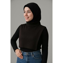 Mirach Tam Kapalı Dik Yaka Body | Lastikli Pamuklu Fitilli Kaşkorse Balıkçı Yaka