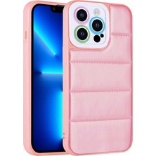iPhone 12 Pro Max Uyumlu Kamera Korumalı Airbagli Renkli Vlmr Seksek Kapak-Pembe