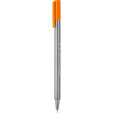 Staedtler & WizDesign 334 Triplus Fineliner – 0.3 Mm, Tek Renk 10’lu Kutu (Siyah, Kırmızı, Mavi, Turuncu, Yeşil, Fuşya, Kahverengi, Gri)