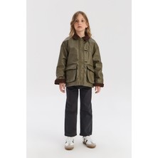 Bg Store Kız Çocuk Haki Mont