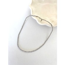 Dorika Silver Renkli Boncuk Kolye