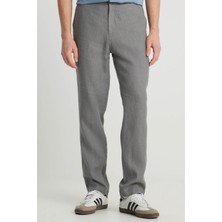 Wrangler Keten Chino Pantolon Gri Erkek Pantolon