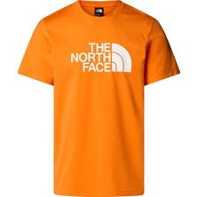 The North Face M SS EASY TEE Turuncu Erkek Kısa Kol T-Shirt