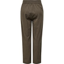Only ONLTIZANA COTTON LOOSE PA Kahverengi Kadın Pantolon