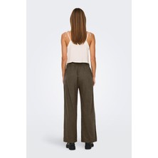 Only ONLTIZANA COTTON LOOSE PA Kahverengi Kadın Pantolon