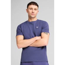 Puma ESS ELEVATED Tee Mor Erkek Kısa Kol T-Shirt