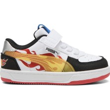 Puma Caven 2.0 Hot Wheels Beyaz Erkek Çocuk Sneaker