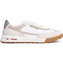 Tommy Hilfiger RETRO RUNNER  SEASONAL Beyaz Erkek Sneaker