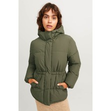 Jjxx JXWORLD PUFFER JACKET Yeşil Kadın Kaban