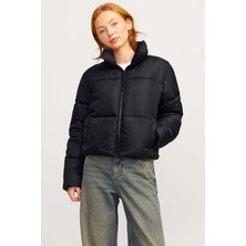 Jjxx JXSOLVEJ PUFFER JACKET Siyah Kadın Mont