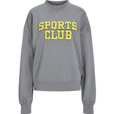 Jjxx JXRIRI LOOSE LS CREW SWEA GRI Kadın Sweatshirt