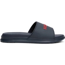 Tommy Hilfiger DUAL DENSITY HILFIGER POO Lacivert Erkek Terlik
