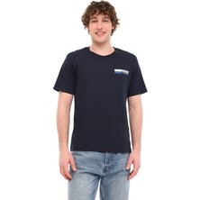Jack & Jones JJECORP LOGO TEE PLAY SS Lacivert Erkek Kısa Kol T-Shirt