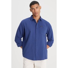 Lee Uzun Kollu Gömlek Mavi Erkek Gömlek