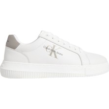 Calvin Klein CHUNKY CUPSOLE MONO LTH Beyaz Erkek Sneaker