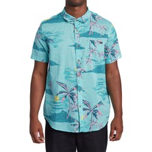 Billabong Sundays Floral Ss Erkek Yeşil Gömlek