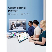 15.6" Full Hd 60hz Type-C Taşınabilir Monitör