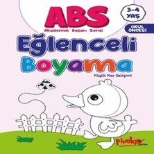 Pinokyo Yayınları Abs 3-4 Yaş Eğlenceli Boyama