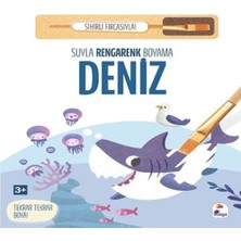 İndigo Kitap Suyla Rengarenk Boyama - Deniz (Sihirli Fırçasıyla)