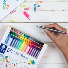 Staedtler & WizDesign 334 Triplus Fineliner – 0.3 mm Ince Uç (4, 6, 10, 20, 42 Veya 60’lı Set Seçenekleri)