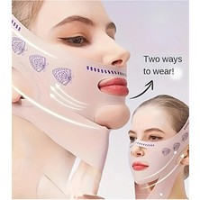 Trade Bazaar Ayarlanabilir V-Şekilli Yüz Kaldırma Bandı (Unisex) – Çift Çene Azaltıcı, Nazolabiyal Kırışıklık Sıkılaştırıcı, Nefes Alabilen & Kokusuz, Hipoalerjenik Kumaş,
