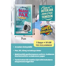 Nanopax Çamaşır & Bulaşık Makinesi Temizleyici Toz Bakım Saşesi (6 x 6 Adet 10GR)