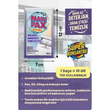 Nanopax Çamaşır & Bulaşık Makinesi Temizleyici Toz Bakım Saşesi (6 x 6 Adet 10GR)