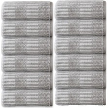 Özdilek Striscai 50X90 cm El-Yüz Havlusu 12'li Gri