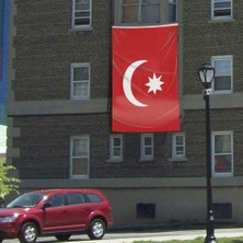 Asilmeydan Son Osmanlı Imparatorluğu Devleti Bayrağı - 17 Eski Türk Devletleri Bayrağı - 3x4,5 Metre