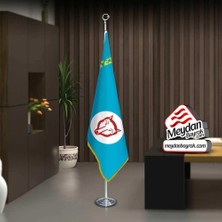 Asilmeydan Gagavuzya Bayrak -Ofis -Makam-Toplantı Odaları -Direkli -Saçaklı Makam Bayrağı