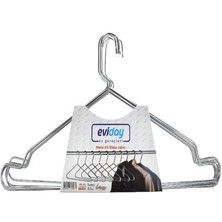 Metal 6’lı Elbise Askısı Seti - Kaymaz ve Dayanıklı, Şık Tasarım, Ev Gereçleri