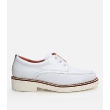 Hotiç Kadın Deri Beyaz Oxford