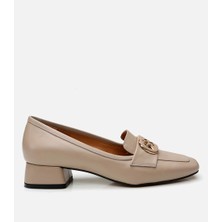 Hotiç 01AYH293440A450  Deri Vizon Kadın Loafer