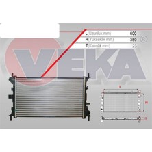 VEKA-16-1907 - Su Radyatoru Mekanık Ford Focus I (Daw,dbw) 1.6i 16V M-T Ac+-- 1998-2004