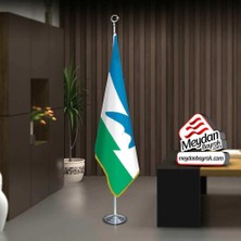 Asilmeydan Kabartay Balkar Bayrak -Ofis -Makam-Toplantı Odaları -Direkli -Saçaklı Makam Bayrağı