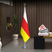 Asilmeydan Kuzey Osetya -Alanya Bayrak -Ofis -Makam-Toplantı Odaları -Direkli -Saçaklı Makam Bayrağı