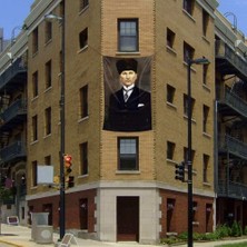 Asilmeydan Kalpaklı Mustafa Kemal Atatürk Poster Cephe Bayrağı -2x3 metre