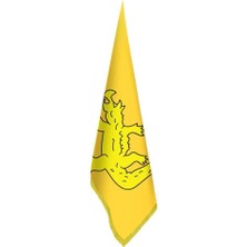 Asilmeydan Büyük Hun Imp. Bayrağı(17 Eski Türk Devletleri )-Ofis-Makam-Toplantı Odaları - Saçaklı Makam Bayrağı