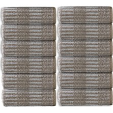 Özdilek Striscai 50X90 cm El-Yüz Havlusu 12'li Bej